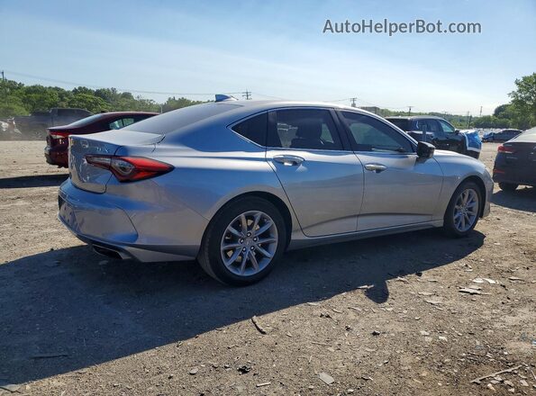 19UUB5F38MA007743 2021 ACURA TLX Silver Задня права чверть