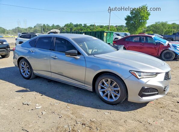 19UUB5F38MA007743 2021 ACURA TLX Silver Передня права чверть