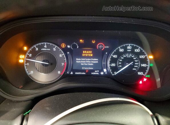 19UUB5F40NA004040 2022 ACURA TLX Black Vista del cuadro de instrumentos