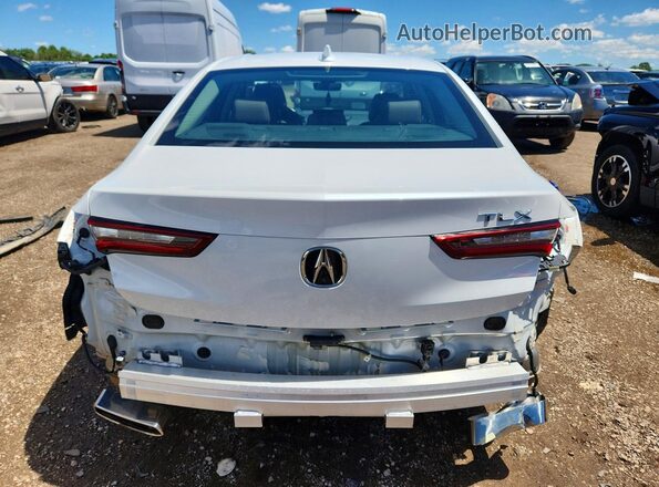 19UUB5F41MA011402 2021 ACURA TLX White უკანა ხედი
