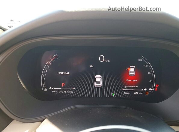 19UUB5F41SA002003 2025 ACURA TLX White Instrument cluster view