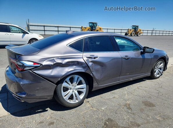 19UUB5F44MA005836 2021 ACURA TLX Gray Հետևի աջ