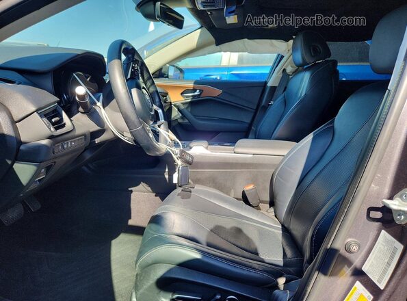19UUB5F44MA005836 2021 ACURA TLX Gray Սալոնի դիմացի տեսք