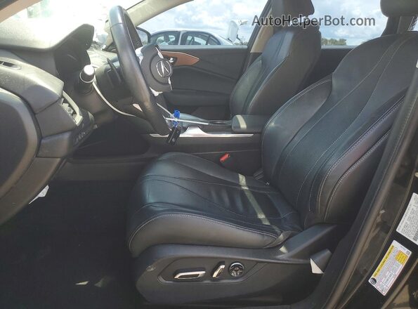 19UUB5F48MA001062 2021 ACURA TLX Black Widok wnętrza z przodu
