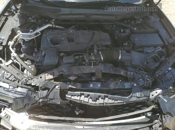 19UUB5F48MA001062 2021 ACURA TLX Black Widok wnętrza z tyłu