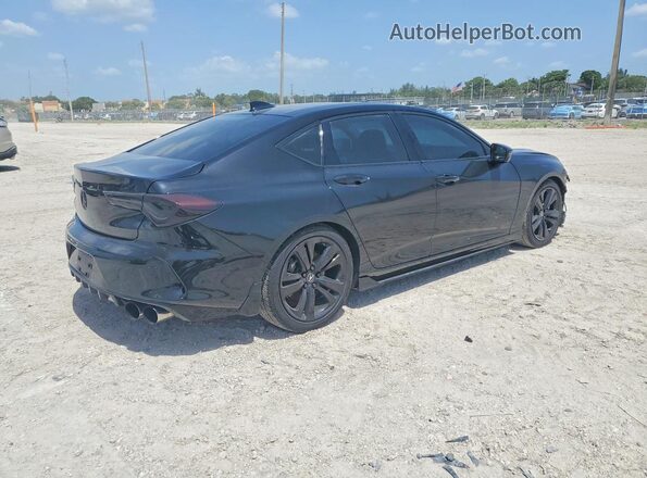 19UUB5F48MA007458 2021 ACURA TLX Black Հետևի աջ