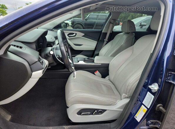 19UUB5F48MA011932 2021 ACURA TLX Blue Vista interior delantera