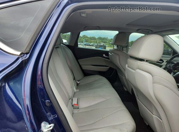 19UUB5F48MA011932 2021 ACURA TLX Blue Vista de los asientos traseros