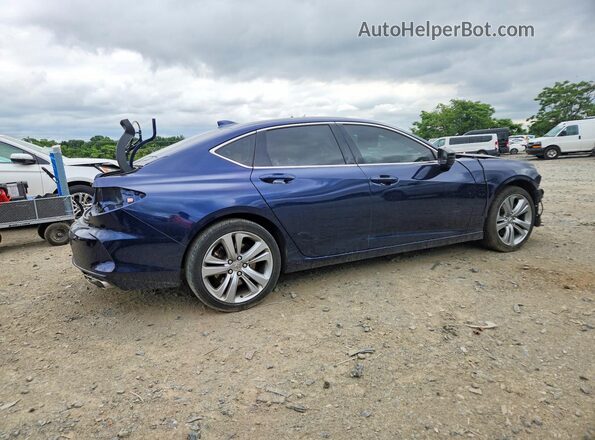 19UUB5F48MA011932 2021 ACURA TLX Blue Trasero derecho