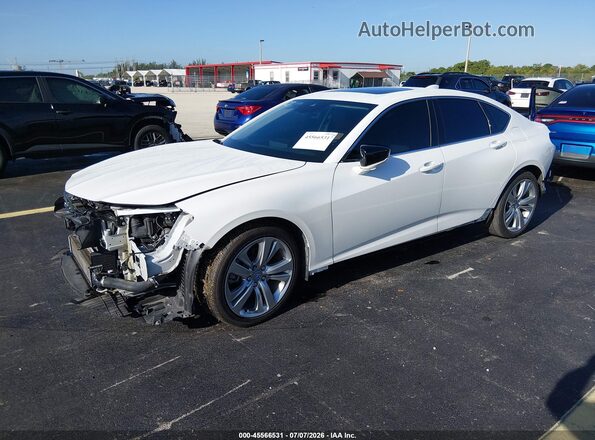 19UUB5F48PA004127 2023 ACURA TLX White Передня ліва чверть
