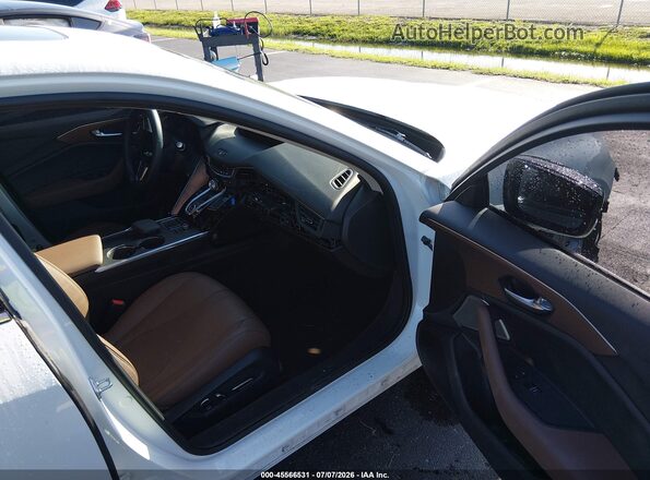 19UUB5F48PA004127 2023 ACURA TLX White Вид салону спереду