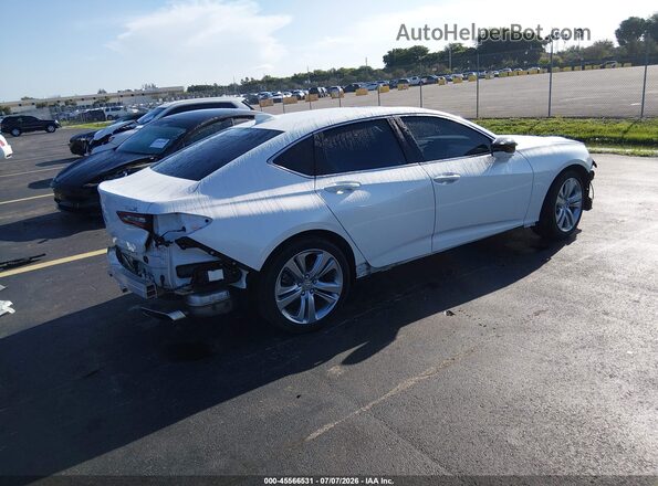 19UUB5F48PA004127 2023 ACURA TLX White Задня права чверть