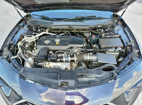 19UUB5F49MA004603 2021 ACURA TLX Black Rear interior view