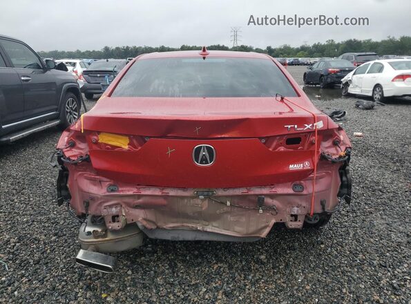 19UUB5F49MA014726 2021 ACURA TLX Red Հետևի տեսք
