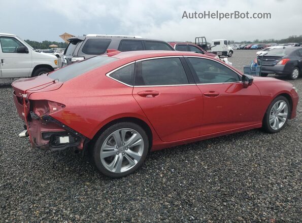 19UUB5F49MA014726 2021 ACURA TLX Red Հետևի աջ
