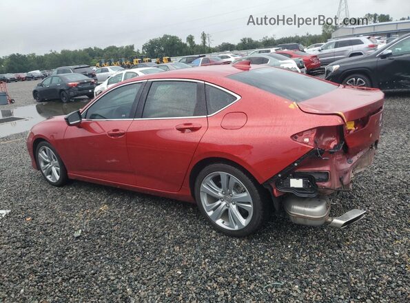 19UUB5F49MA014726 2021 ACURA TLX Red Հետևի ձախ