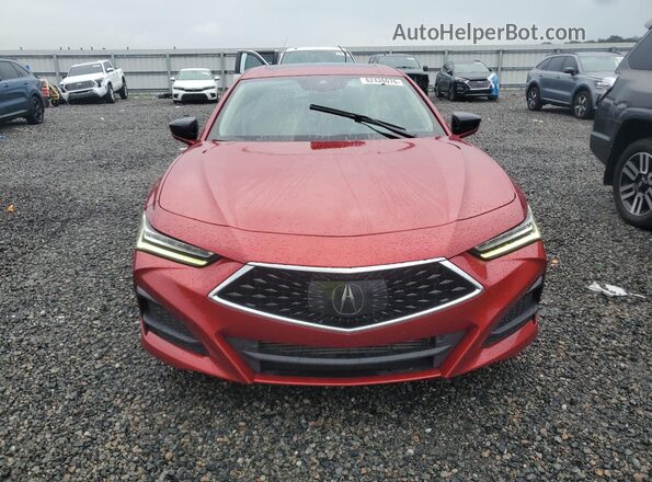 19UUB5F49MA014726 2021 ACURA TLX Red Դիմացի տեսք