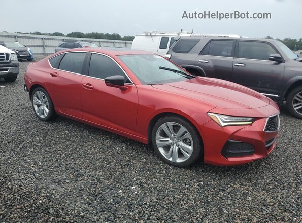 19UUB5F49MA014726 2021 ACURA TLX Red Առջևի աջ