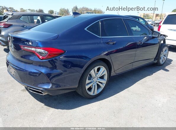 19UUB5F49MA015567 2021 ACURA TLX Blue Задня права чверть