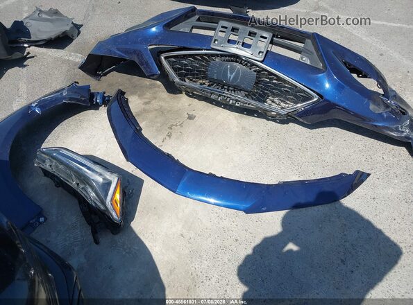 19UUB5F49MA015567 2021 ACURA TLX Blue Вид щитка приладів