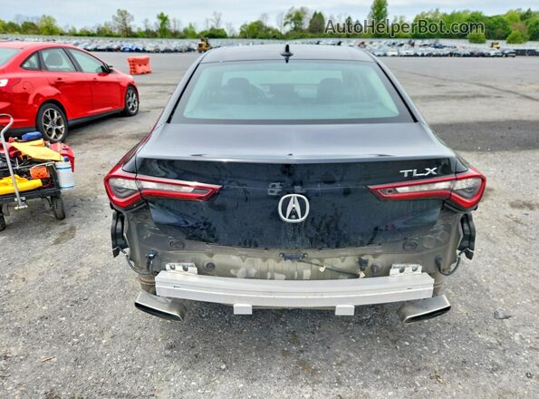 19UUB5F4XMA001077 2021 ACURA TLX Black Rear view