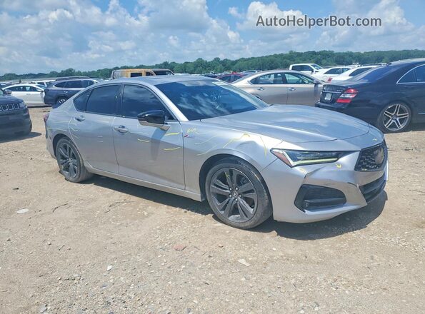 19UUB5F50MA001145 2021 ACURA TLX Gray Przód prawy