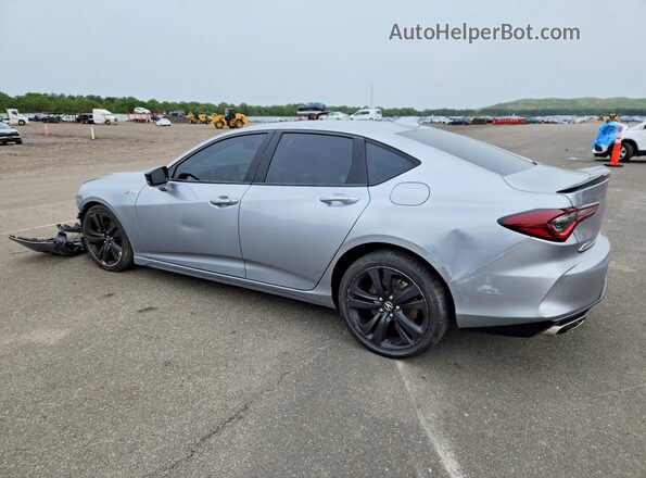 19UUB5F50MA007141 2021 ACURA TLX Silver Задня ліва чверть