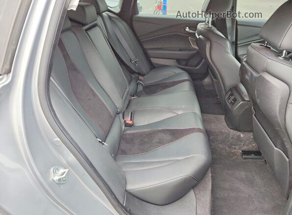 19UUB5F50MA007141 2021 ACURA TLX Silver Вид задніх сидінь