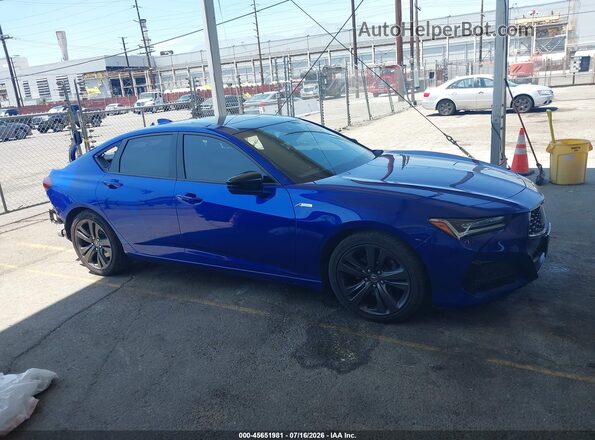 19UUB5F51MA008539 2021 ACURA TLX Blue Vista interior de 360 grados