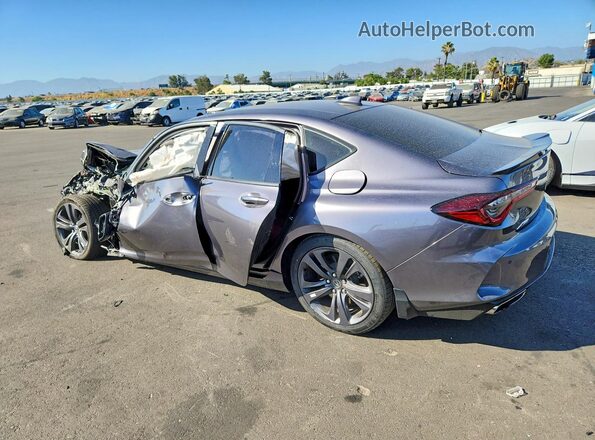 19UUB5F51NA002290 2022 ACURA TLX Серый Задняя левая четверть