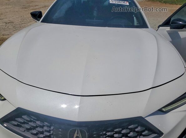 19UUB5F52MA004645 2021 ACURA TLX White Widok wnętrza z tyłu