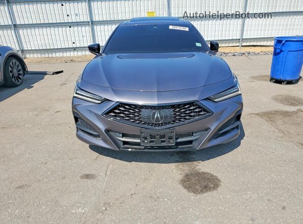 19UUB5F52MA012745 2021 ACURA TLX Gray Vista frontal