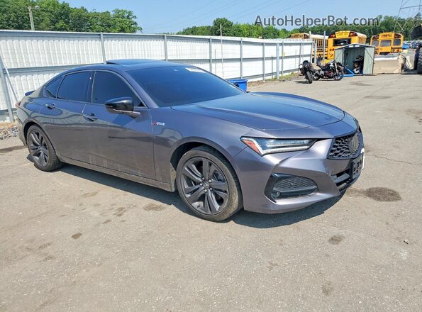 19UUB5F52MA012745 2021 ACURA TLX Gray Delantero derecho