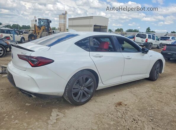 19UUB5F53MA011538 2021 ACURA TLX White Задня права чверть