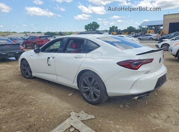 19UUB5F53MA011538 2021 ACURA TLX White Задня ліва чверть