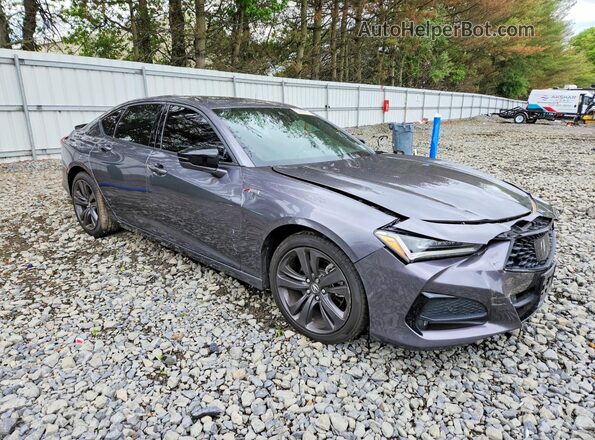 19UUB5F54NA002980 2022 ACURA TLX Gray Передня права чверть