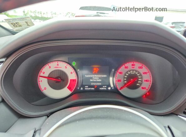 19UUB5F54NA002980 2022 ACURA TLX Gray Вид щитка приладів