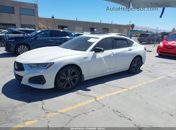 19UUB5F55MA008432 2021 ACURA TLX White Przód lewy