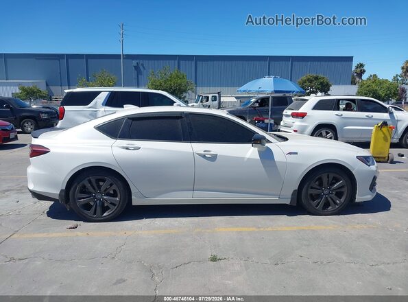 19UUB5F55MA008432 2021 ACURA TLX White Widok zestawu wskaźników