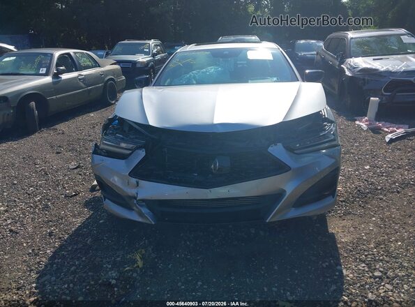 19UUB5F55MA012089 2021 ACURA TLX Серебряный Вид щитка приборов