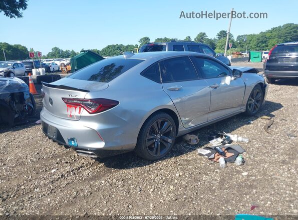 19UUB5F55MA012089 2021 ACURA TLX Серебряный Задняя правая четверть