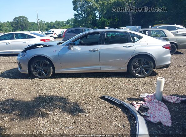 19UUB5F55MA012089 2021 ACURA TLX Серебряный Панорамный вид салона 360°