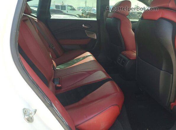 19UUB5F55NA002812 2022 ACURA TLX White Widok tylnych siedzeń