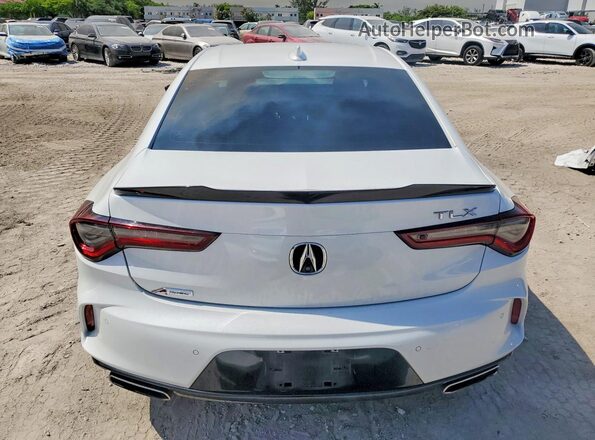 19UUB5F55NA002812 2022 ACURA TLX White Widok z tyłu