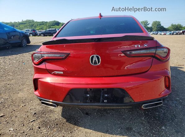19UUB5F56PA005463 2023 ACURA TLX Red Հետևի տեսք