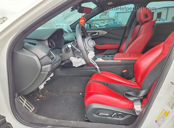 19UUB5F59MA003329 2021 ACURA TLX Белый Вид салона спереди
