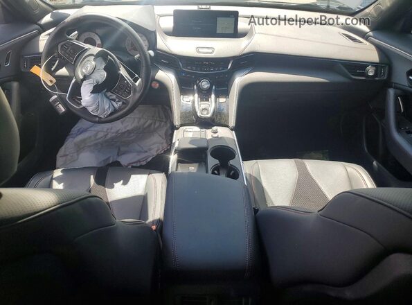 19UUB5F59PA005375 2023 ACURA TLX Charcoal Widok deski rozdzielczej