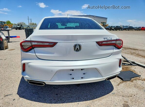 19UUB5F63MA000631 2021 ACURA TLX White Widok z tyłu