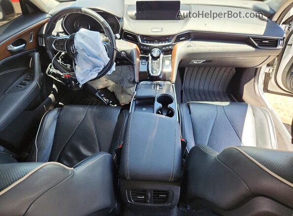 19UUB5F63MA000631 2021 ACURA TLX White Widok deski rozdzielczej
