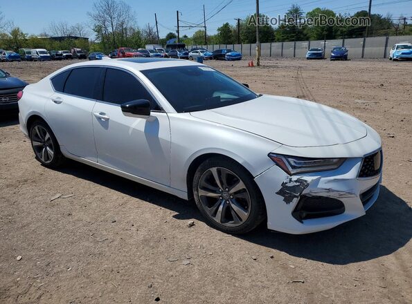 19UUB5F63MA004484 2021 ACURA TLX White წინა მარჯვენა